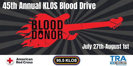KLOS and the Red Cross team up to rock 45th Annual 95.5 KLOS Blood Drive